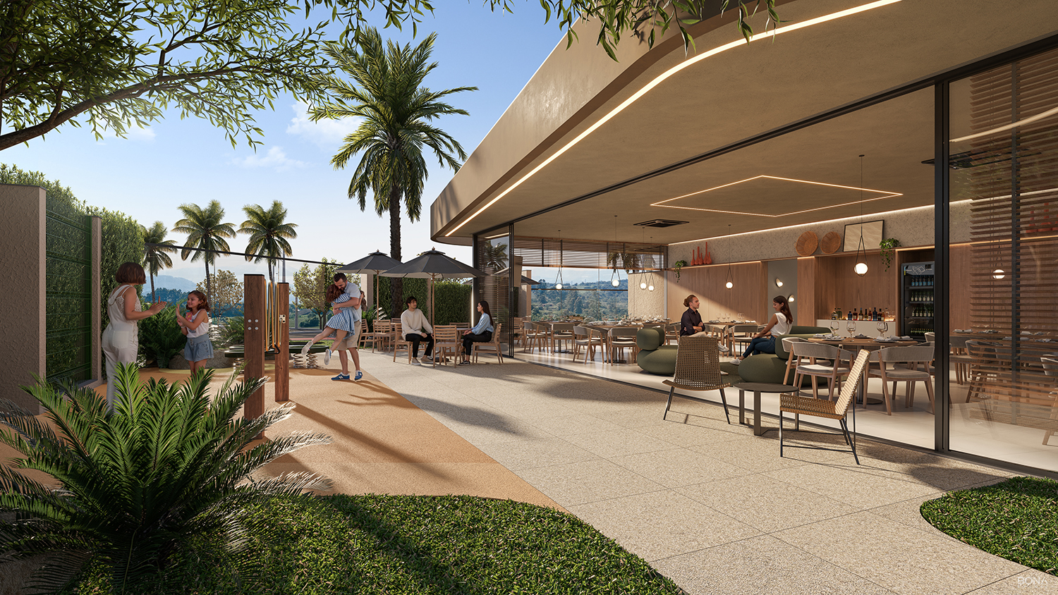 Grancittá Club House Varanda descoberta