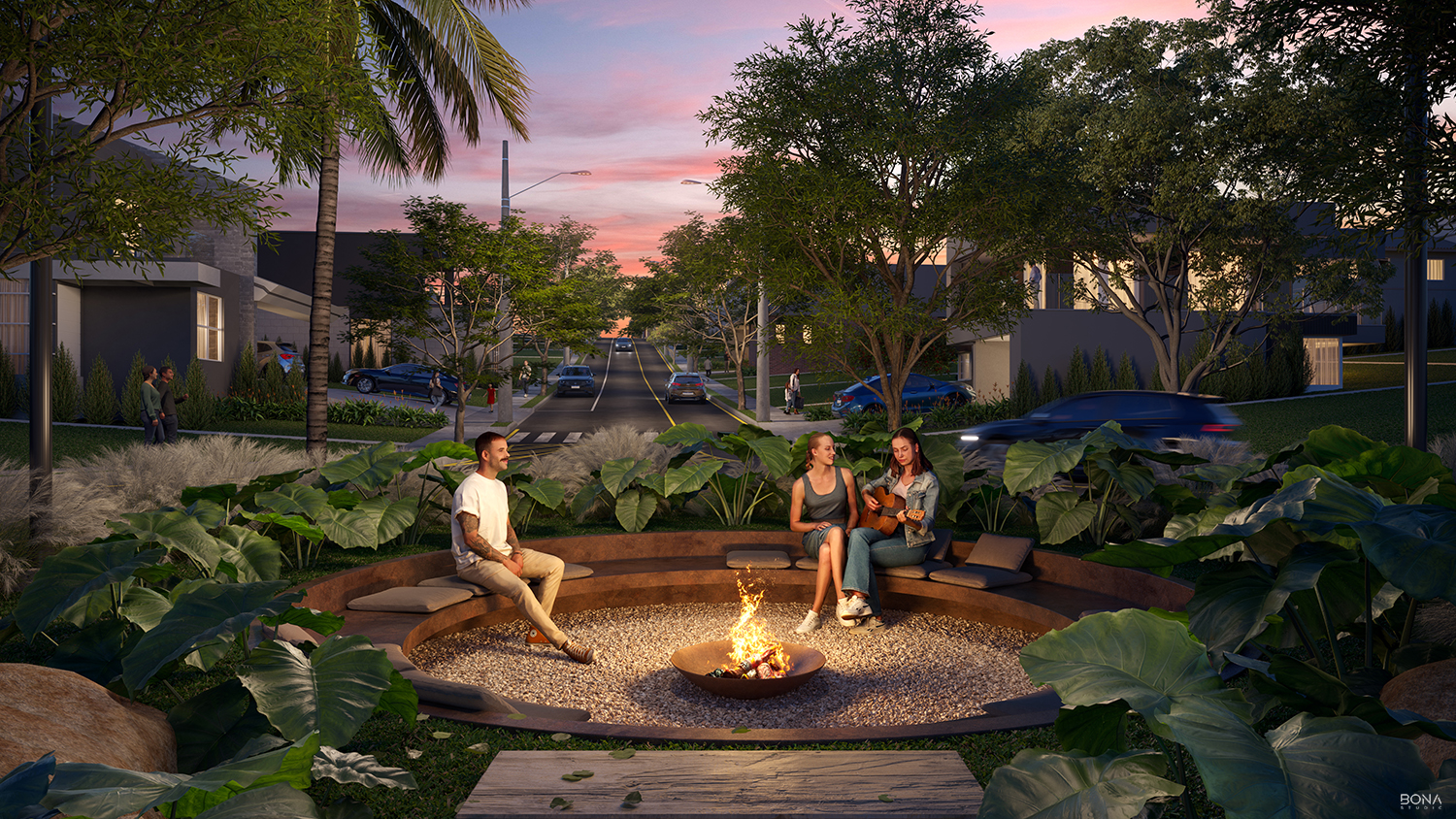 Grancittá Club House Fire place